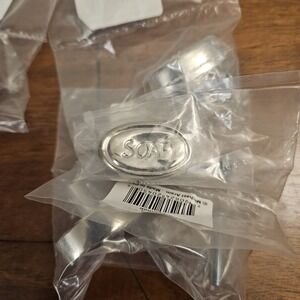 4ct Michael Aram Cabinet Drawer Soap Pull Knob Silver Tone